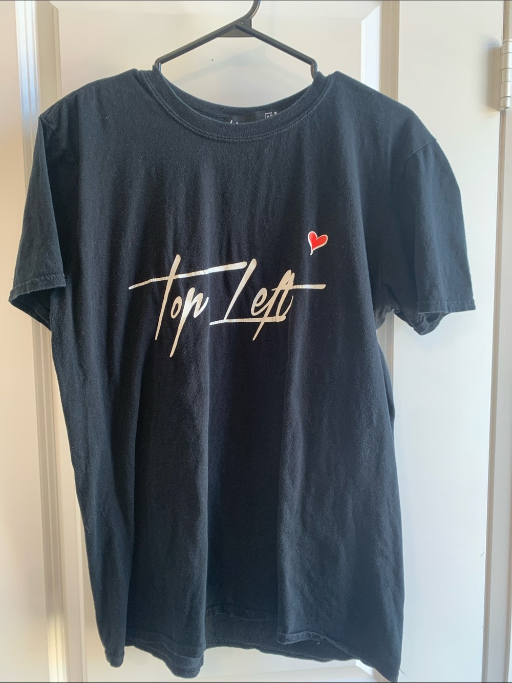 Black Short-Sleeve Graphic Tee